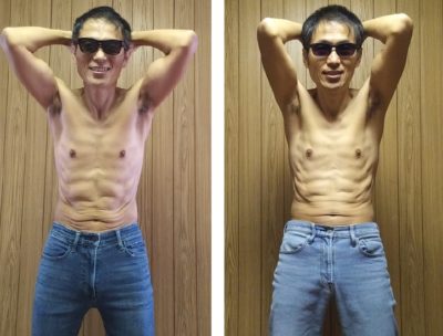 筋トレサボったら比較